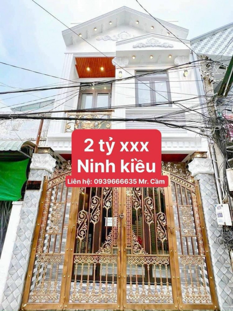 Bán Nhà 1 Trệt 1 Lầu hẻm 1-2 P. An Khánh, Q. Ninh Kiều, TP Cần Thơ (giá đầu tư)