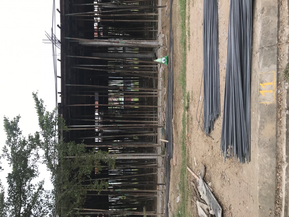 Nhà 1 triệt 1 lầu đang xây dựng