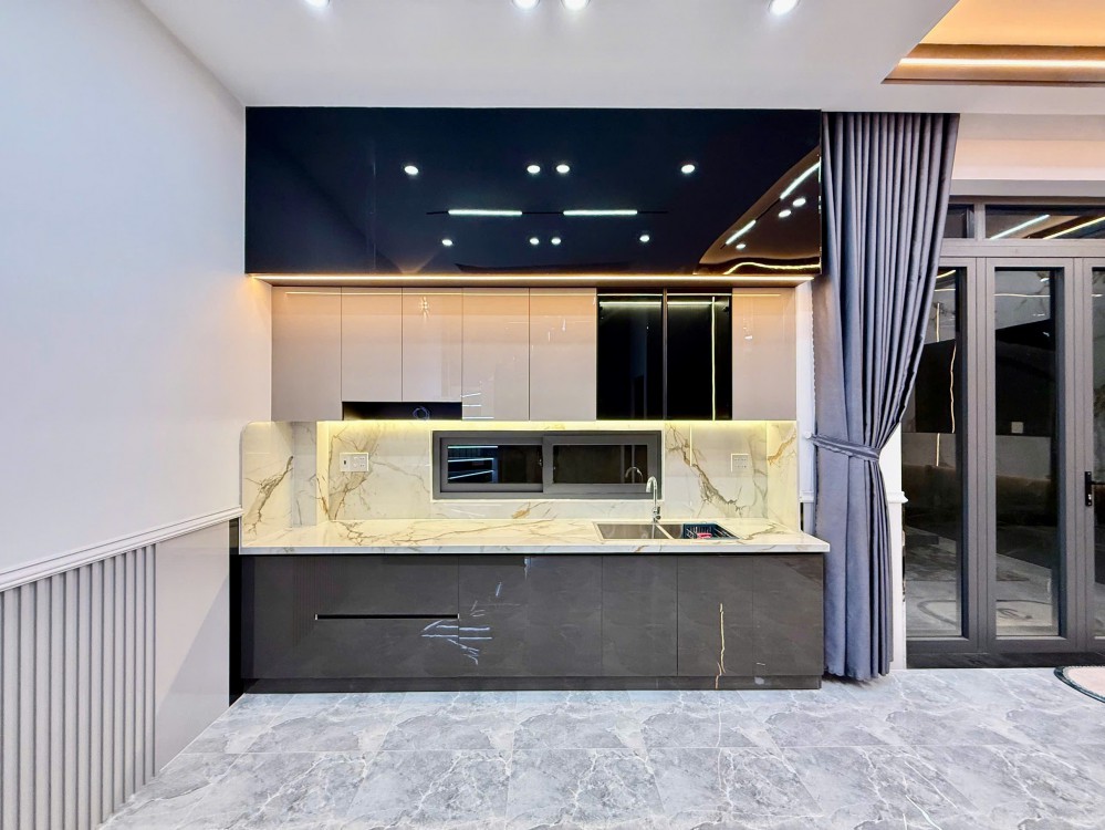 Nhà Trệt Lầu - Full Nội Thất - Xây Mới 100% - Thiết Kế Hiện Đại - Lộ Oto Đến Nhà - Hẻm 122 Nguyễn Thông