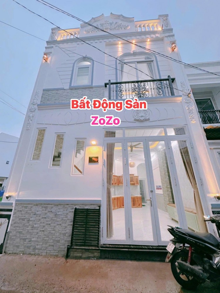 NHÀ 1 TRỆT 1 LẦU 83,7 m2. PHONG CÁCH TÂN CỔ ĐIỂN