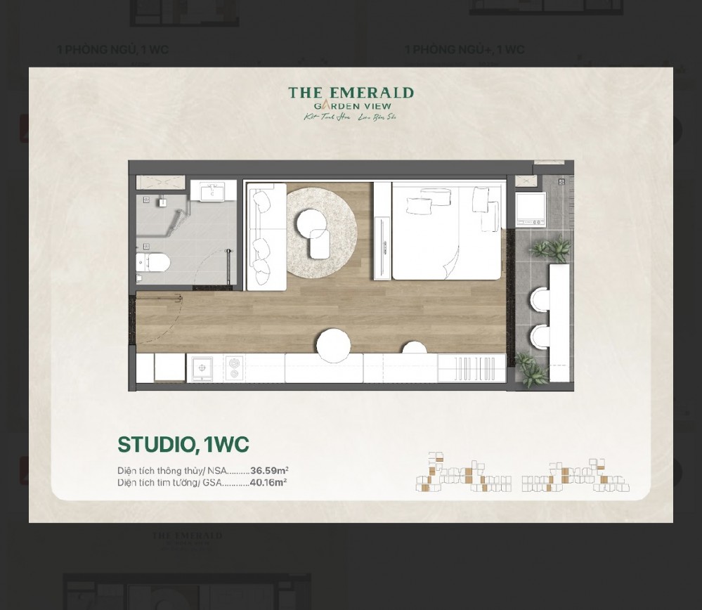 Chỉ từ 1,3 tỷ – Sở hữu ngay căn hộ view sông chuẩn resort