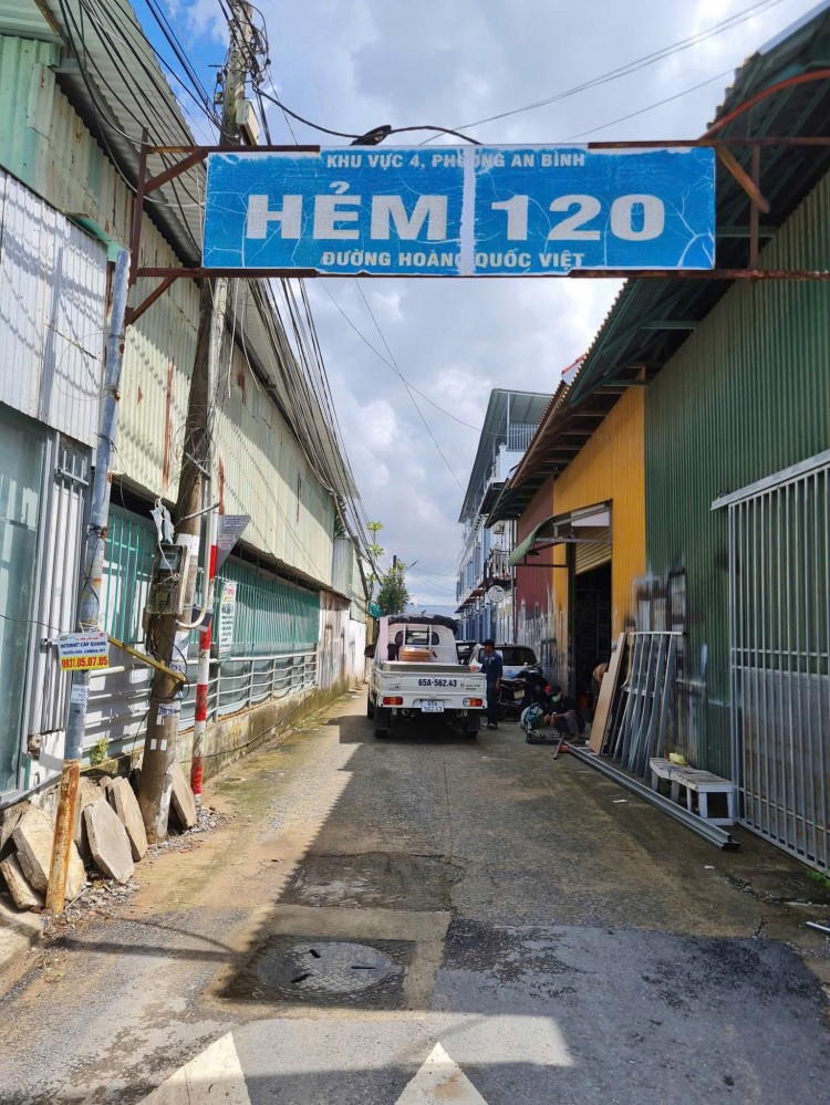 NHÀ LẦU – KINH DOANH ĐƯỢC – TRỤC CHÍNH HẺM 120 HOÀNG QUỐC VIỆT, AN BÌNH, CẦN THƠ