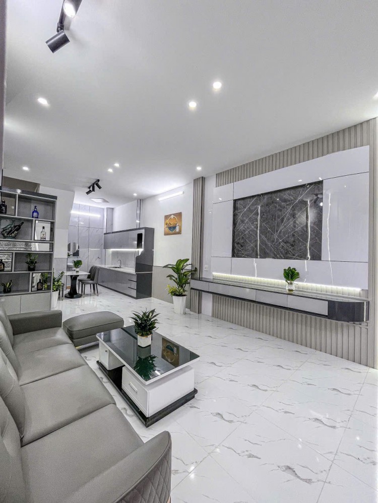 Bán nhà trệt lầu mới đường 22 KDC Thới Nhựt 1