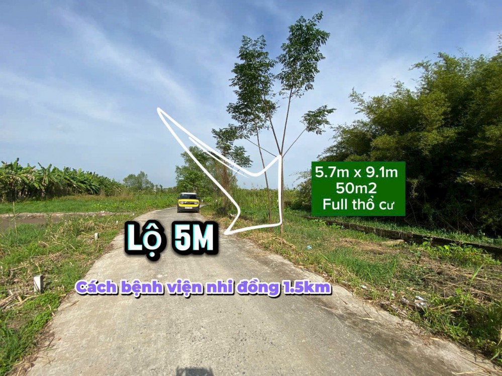 Bán 3 nền liền kề mặt tiền Rạch Cái Tắc đường Tạ Thị Phi