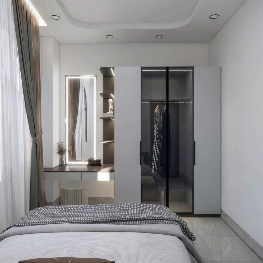 Bán nhà trệt lầu mới hẻm nhánh 311 cách trục chính 25 m