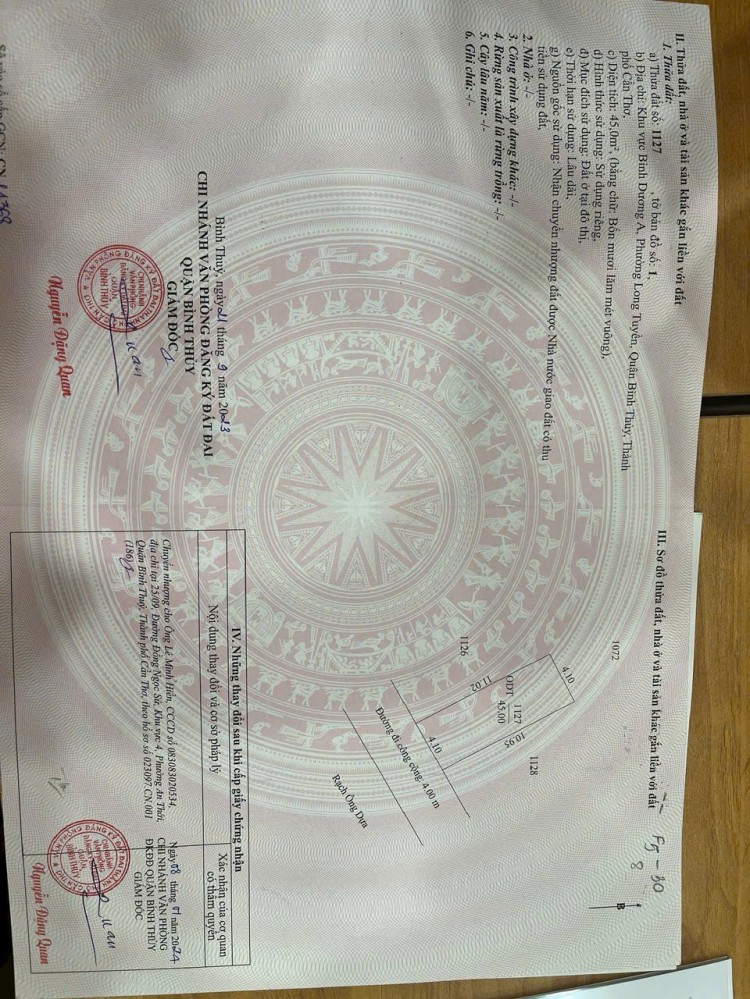 Quá rẻ cho chiếc nền thổ cư rạch ông Dựa