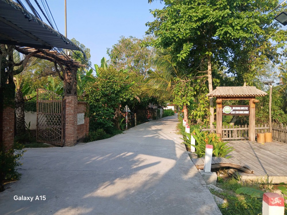 BÁN NỀN THỔ CƯ LỘ Ô TÔ. NỀN TRƯỚC KHU DU LỊCH MEKONG RUSTIC  PHƯỜNG AN BÌNH, TP CẦN THƠ.