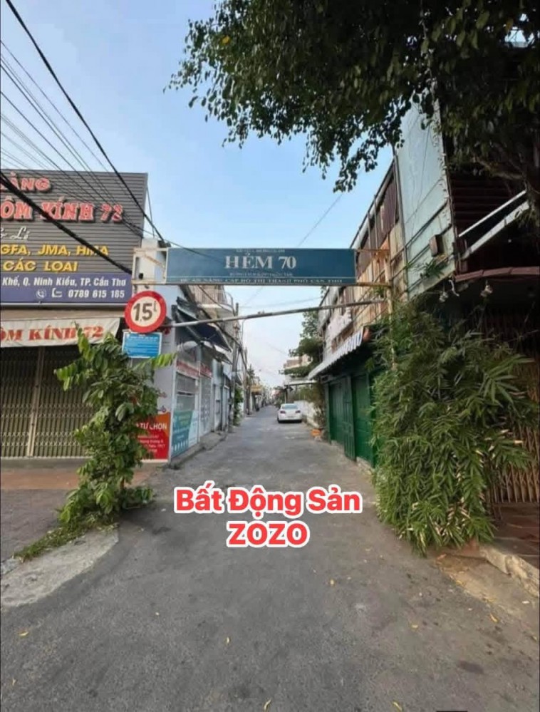 Chính chủ bán nhà  1 trệt 1 lầu hẻm 70 Cách Mạng Tháng 8, P. Cái khế, TP. Cần Thơ