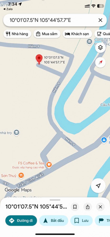 Đất hẻm 9 Trần Vĩnh Khiết ( đất đối diện sau lưng khu Hồng Phát)