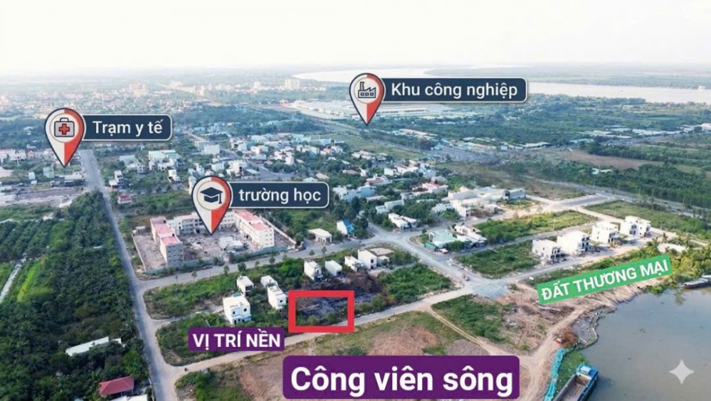 GIÁ TỐT: 1 TỶ 850 TRIỆU NỀN B7 VIEW CÔNG VIÊN KDC TÂN PHÚ,PHƯỜNG HƯNG PHÚ ,TP CẦN THƠ.
