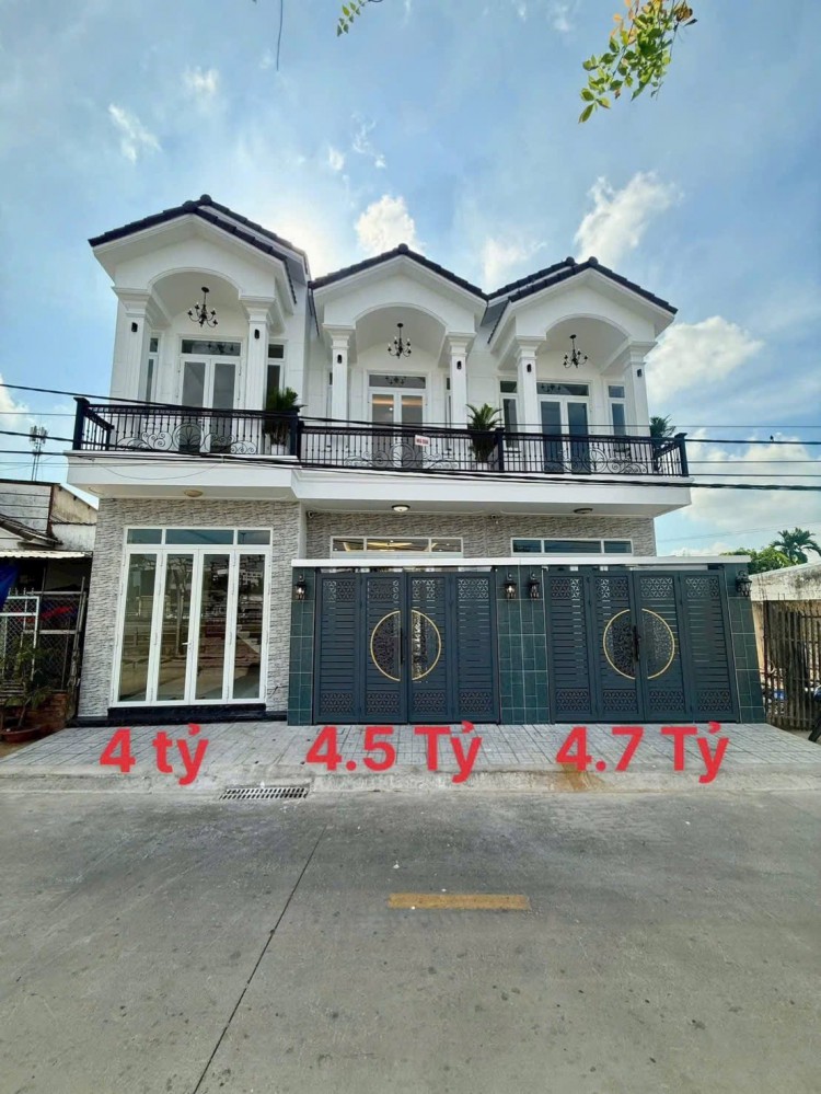 BÁN NHÀ TRỆT LẦU MỚI ĐẸP MẪU MÁI THÁI SANG TRỌNG (CÓ 3 - 4 PHÒNG NGỦ) VIEW SÔNG MÁT MẺ, MẶT TIỀN BỜ KÈ CÁI SƠN