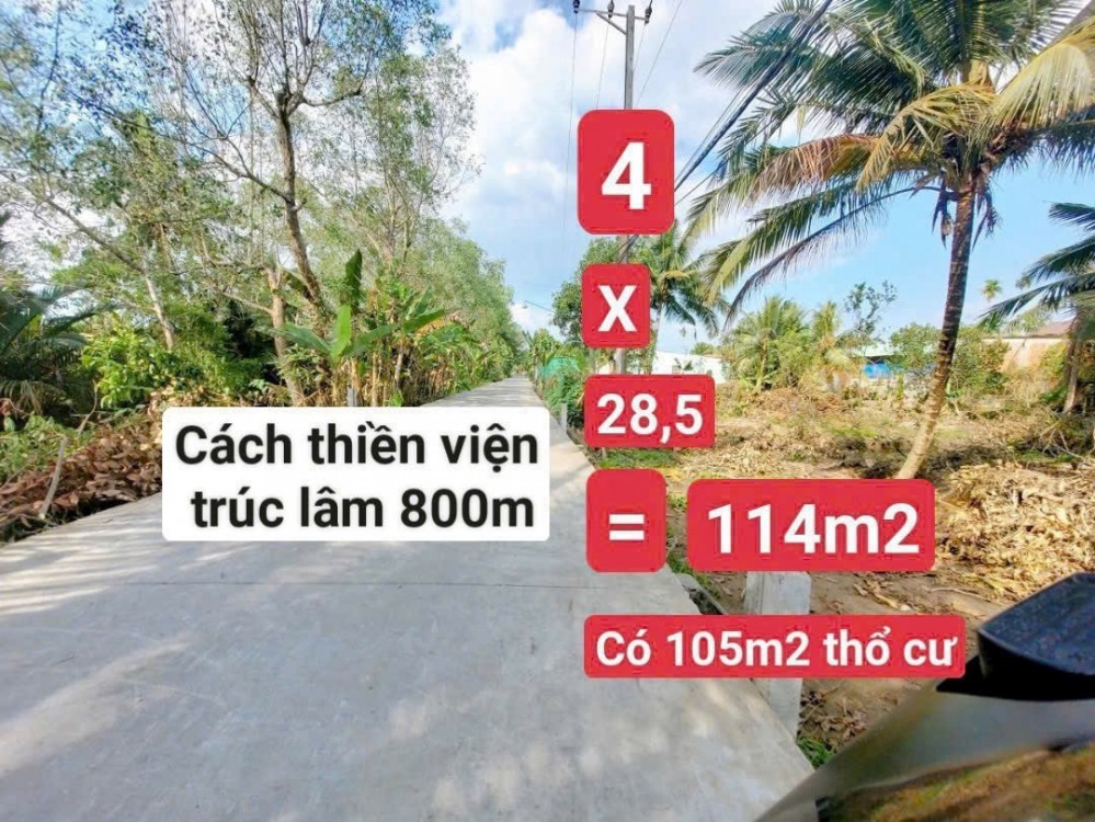 CẶP NỀN THỔ CƯ NẰM NGAY CỤM KHU DU LỊCH, CÁCH THIỀN VIỆN TRÚC LÂM 800M.