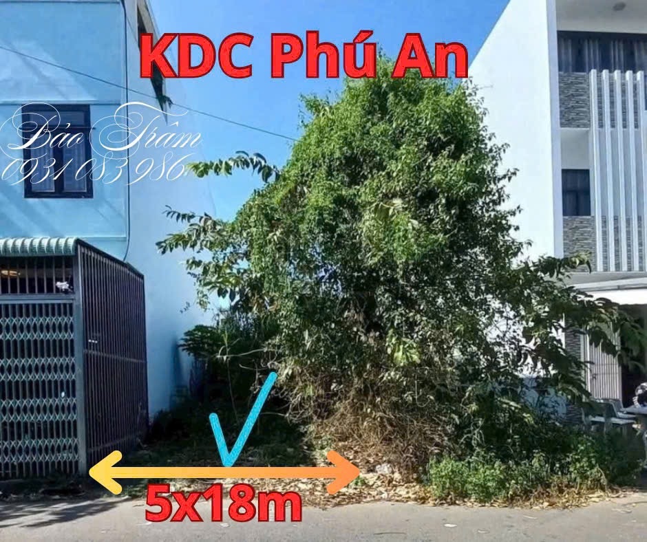 BÁN NỀN 90M² SỔ HỒNG ĐƯỜNG B13, KDC PHÚ AN, P. HƯNG PHÚ, TP. CẦN THƠ - GIÁ 2 TỶ 500 TR