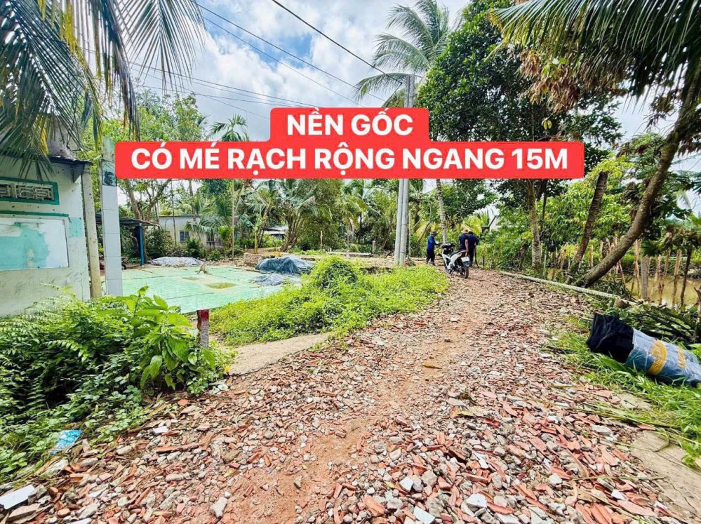 RẠCH ÔNG HƯƠNG GẦN CHỢ RẠCH CAM CÁCH ĐƯỜNG 918 ĐANG LÀM CHỈ 50 MÉT