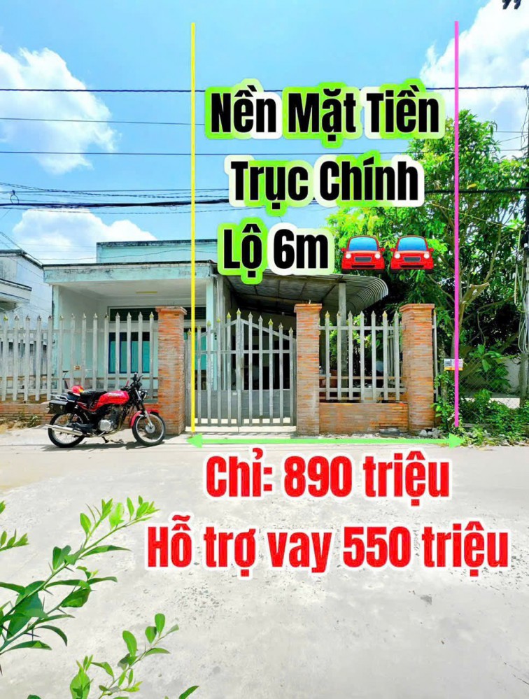 NỀN THỔ CƯ TRỤC CHÍNH RẠCH ÔNG DỰA ĐƯỜNG TỈNH 918 BÙI HỮU NGHĨA P. LONG TUYỀN TP CẦN THƠ.