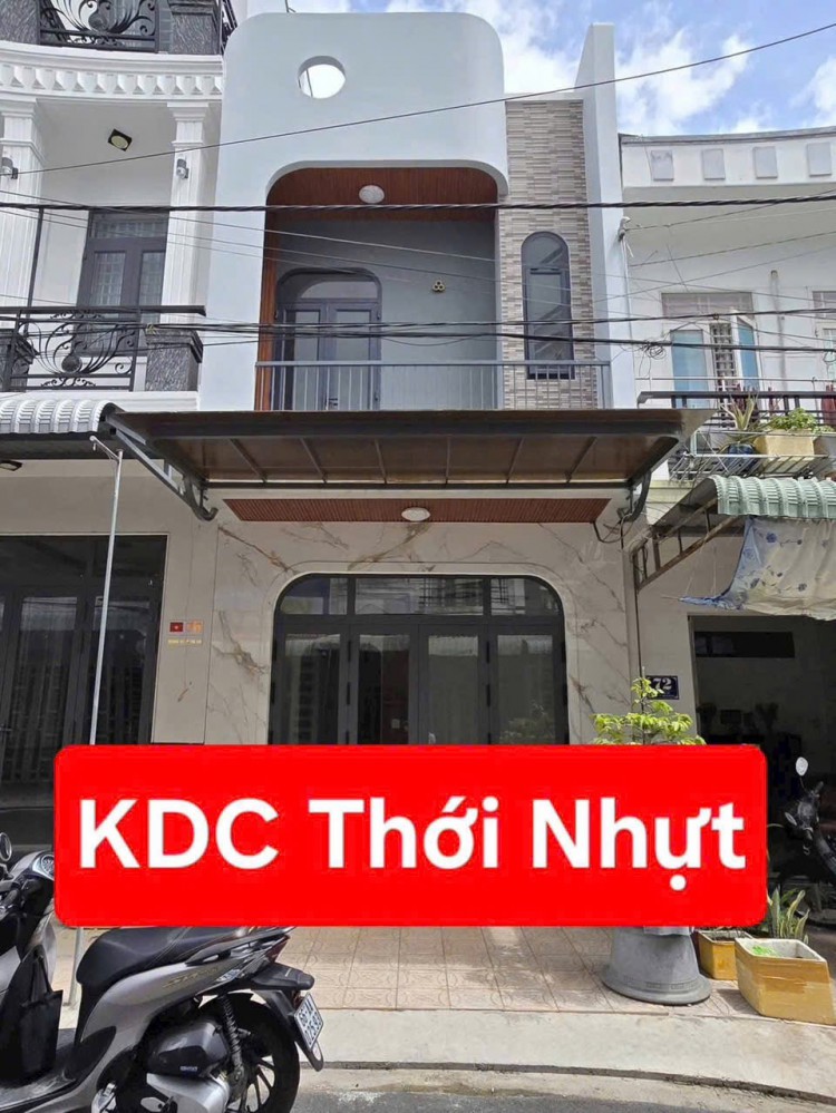NHÀ TRỆT LẦU MỚI ĐẸP HIỆN ĐẠI ĐƯỜNG SỐ 22 KDC THỚI NHỰT 1