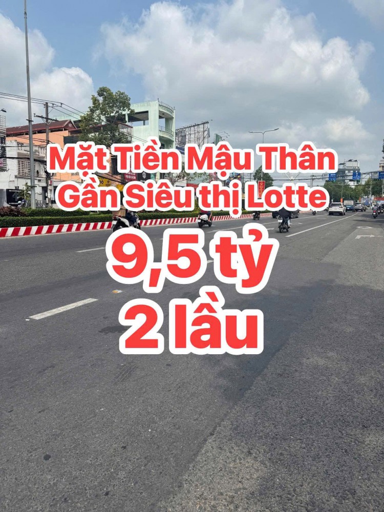 bán nhà 1 trệt 2 lầu, Mặt Tiền đường Mậu Thân, P. Cái khế, TP. Cần Thơ