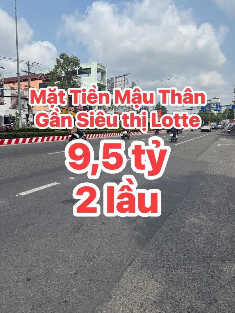 Chính chủ bán nhà 1 trệt 2 lầu, Mặt Tiền đường Mậu Thân, P. Cái khế, TP. Cần Thơ