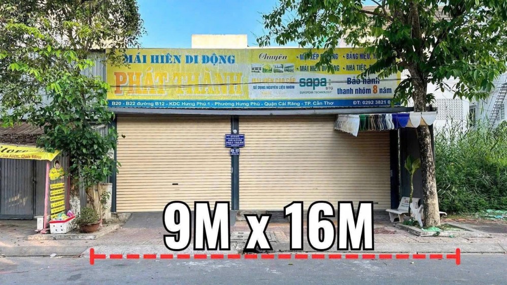 Bán Cặp Nền Đường B12 Kdc Hưng Phú, P.Hưng Phú, Tp Cần Thơ