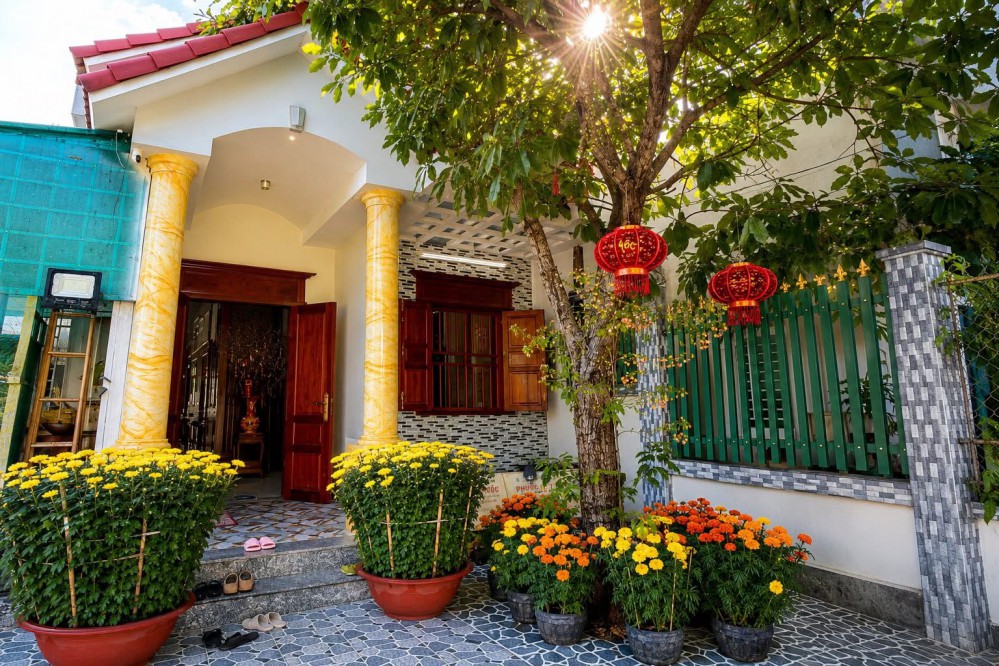 Bán Nhà Vườn Kiên Cố Rộng Đẹp - Mặt Tiền Nguyễn Thanh Sơn - Gần Chợ Rạch Cam Long Hoà