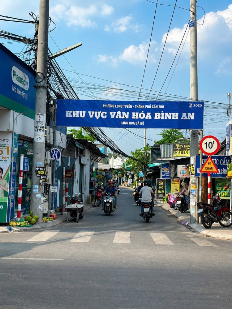 đất góc 2 mặt tiền, đường Trần bạch đằng cuối đường quẹo trái 150m tới nền