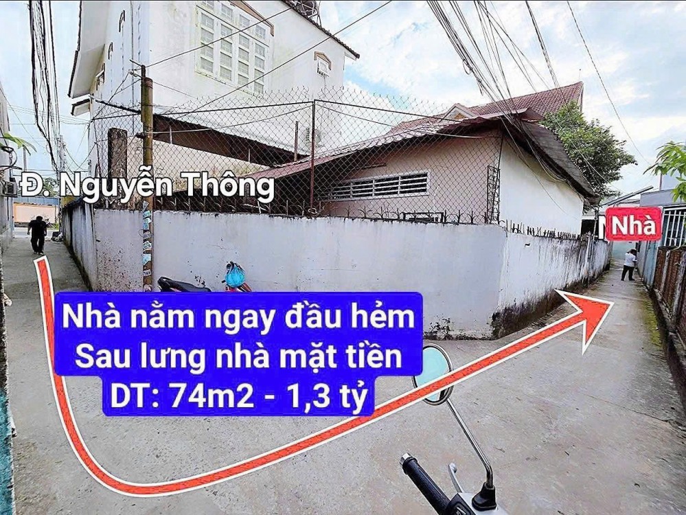 NHÀ - DT RỘNG & VỊ TRÍ ĐẸP - NẰM NGAY ĐẦU HẺM - KV RẤT - AN NINH