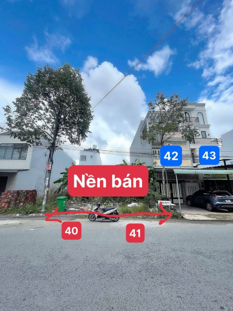 Cặp Nền Mặt Tiền Đường Xuân Hồng - Đối diện bệnh viện Nhi Đồng - Cách Mặt Tiền Nguyễn Văn Cừ ND 100 mét - Tp Cần Thơ