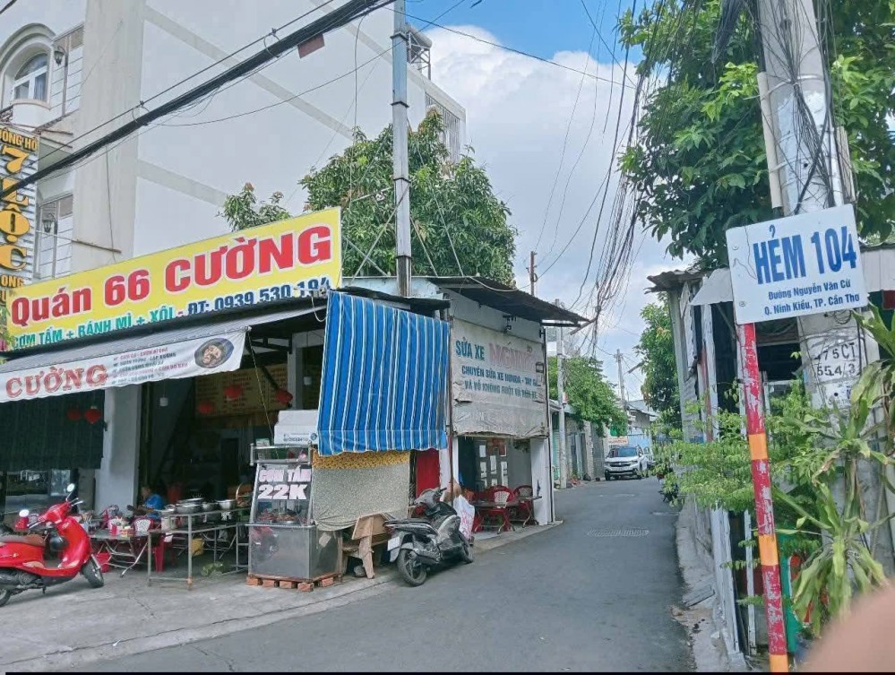 BÁN Nhà Rẻ 1trệt 1lầu đúc trục chính Hẻm 104 đường Nguyễn Văn Cừ ,P.cái Khế ,xe hơi tận nhà