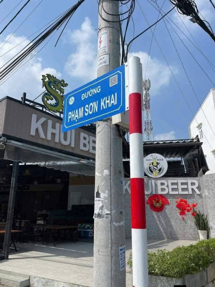 Hàng víp có 1 0 2 Mặt tiền đường số 7 hồ Bún Xáng hướng đã có tên( đường Phạm Sơn Khai)