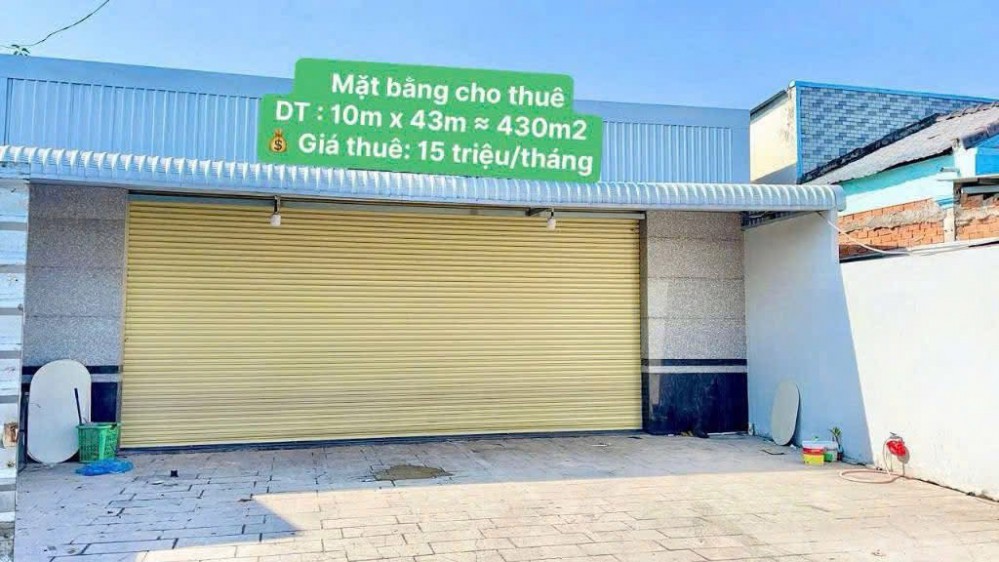 Cho thuê mặt bằng 430m2 đường Chí Sinh - Cách Võ Nguyên Giáp 100m , Q.Cái Răng, TP.Cần Thơ
