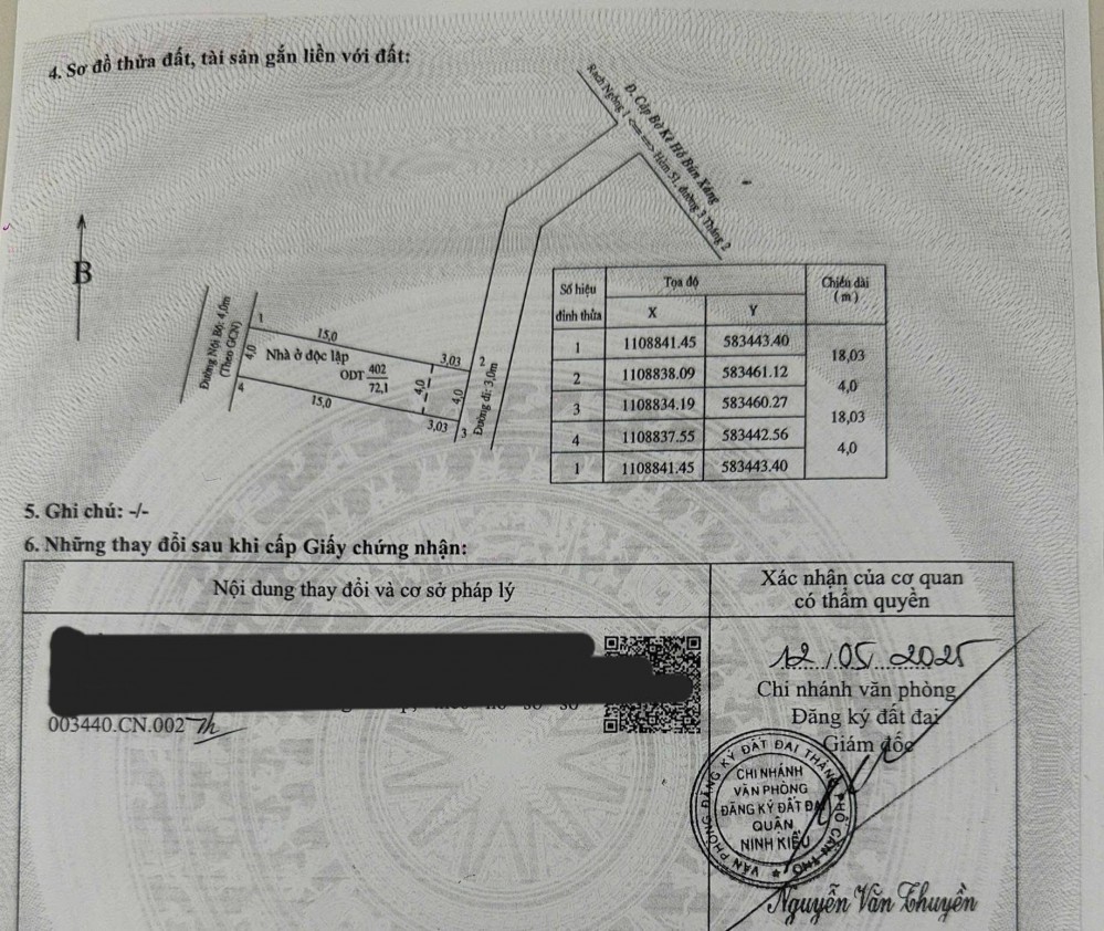 Bán nhà  hẻm 3m, đường bờ kè Hồ Bún Xáng