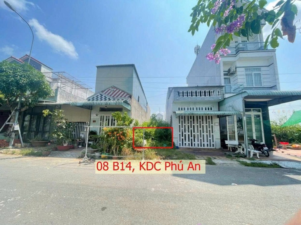 BÁN NỀN ĐẸP GIÁ TỐT 80M2 ĐƯỜNG B14. KDC PHÚ AN