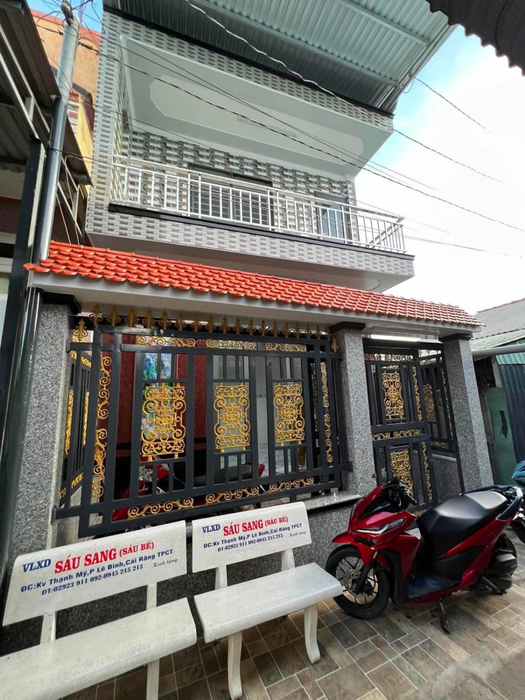 Nhà mới xây đẹp rẻ Địa chỉ khu vực Phú Mỹ , phường thường thạch quận cả răng cần thơ