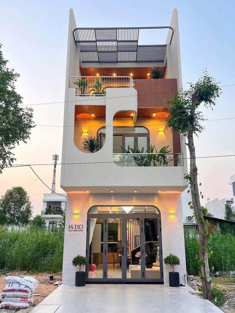 CG - NHÀ 1 TRỆT 2 LẦU KDC HỒNG LOAN THIẾT KẾ HIỆN ĐẠI