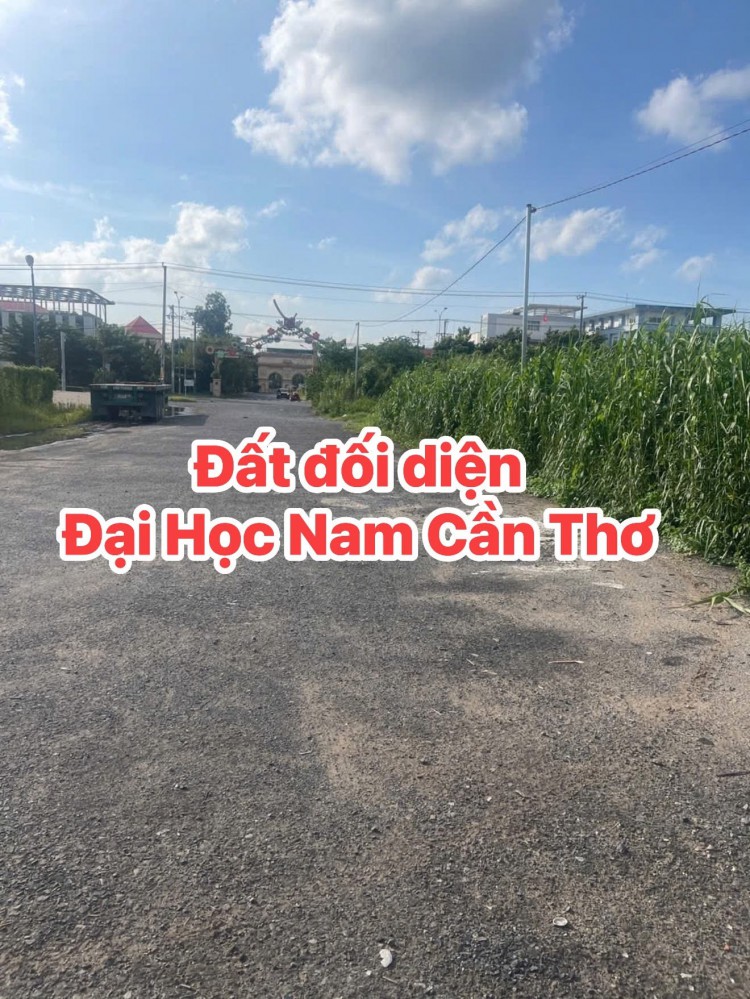 Chính chủ bán đất đối diện trường Đại Học Nam Cần Thơ, đường Nguyễn Văn Cừ nối dài