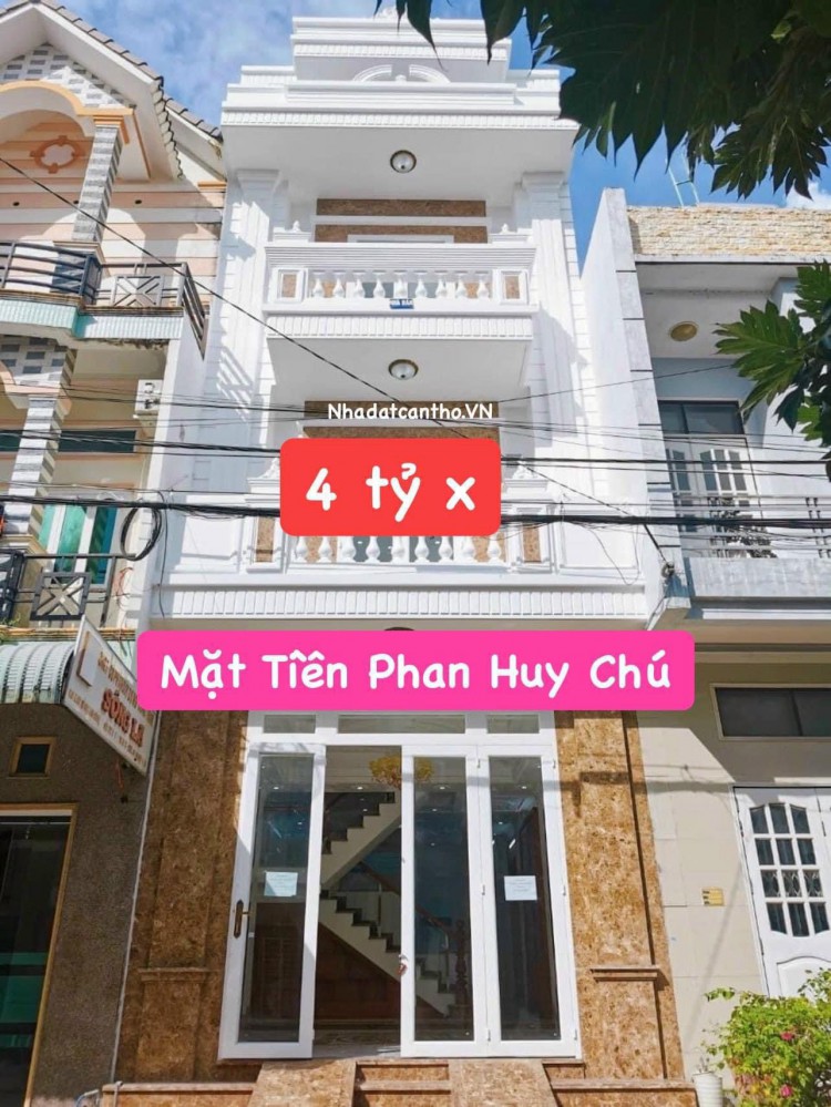 bán Nhà 1 trệt 2 lầu Mặt tiền Phan Huy Chú, Q. Ninh Kiều, TP. Cần Thơ