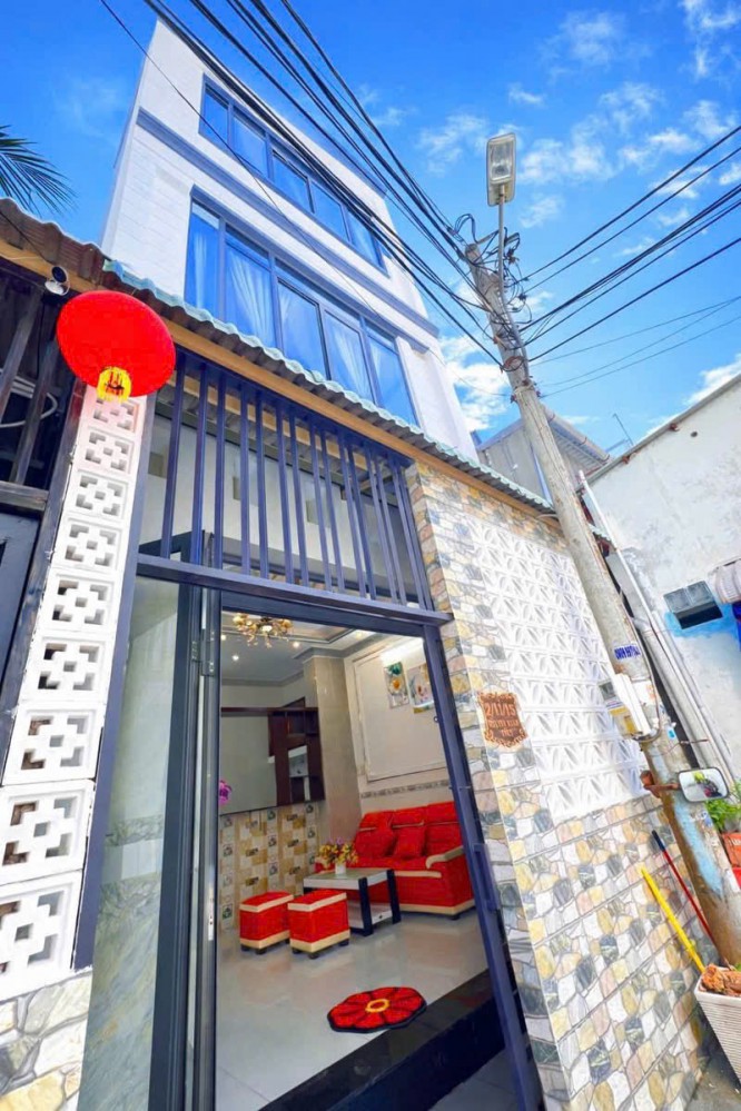 NHÀ TRỆT 2 LẦU HẺM 6 BÙI THỊ XUÂN THÔNG QUA BỜ KÈ NGUYỄN BỈNH KHIÊM