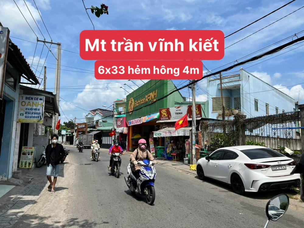 Bán nền góc 2 mặt tiền đường Trần Vĩnh Kiết 6x33
