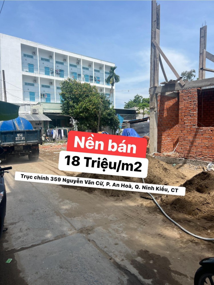 Bán đất trục chính hẻm 359 Nguyễn Văn Cừ an hòa 10x58